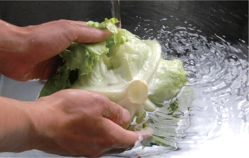 野菜も洗える安心感